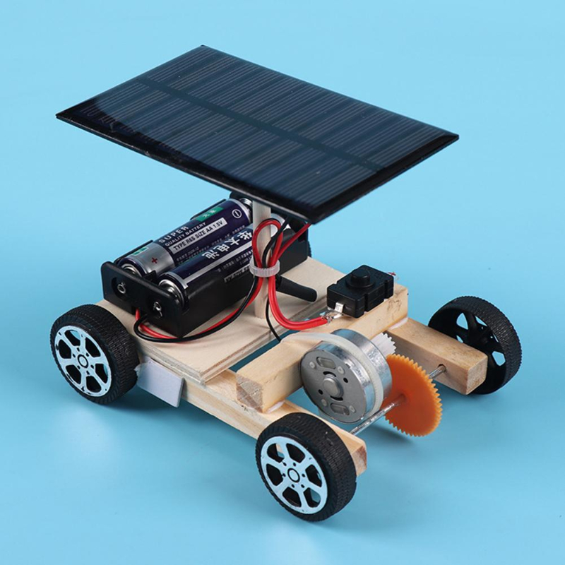 Diy Electronics For Kids - Assemblare auto solare Invenzioni creative Capacità