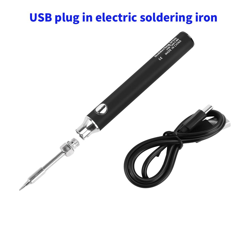Flux Pen Electronics - Mini Saldatore USB Type-C con 3