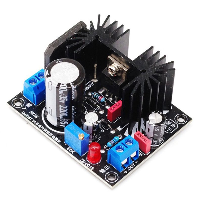 Diy Electronics Filament - Scheda di Alimentazione Lineare Regolabile LM338