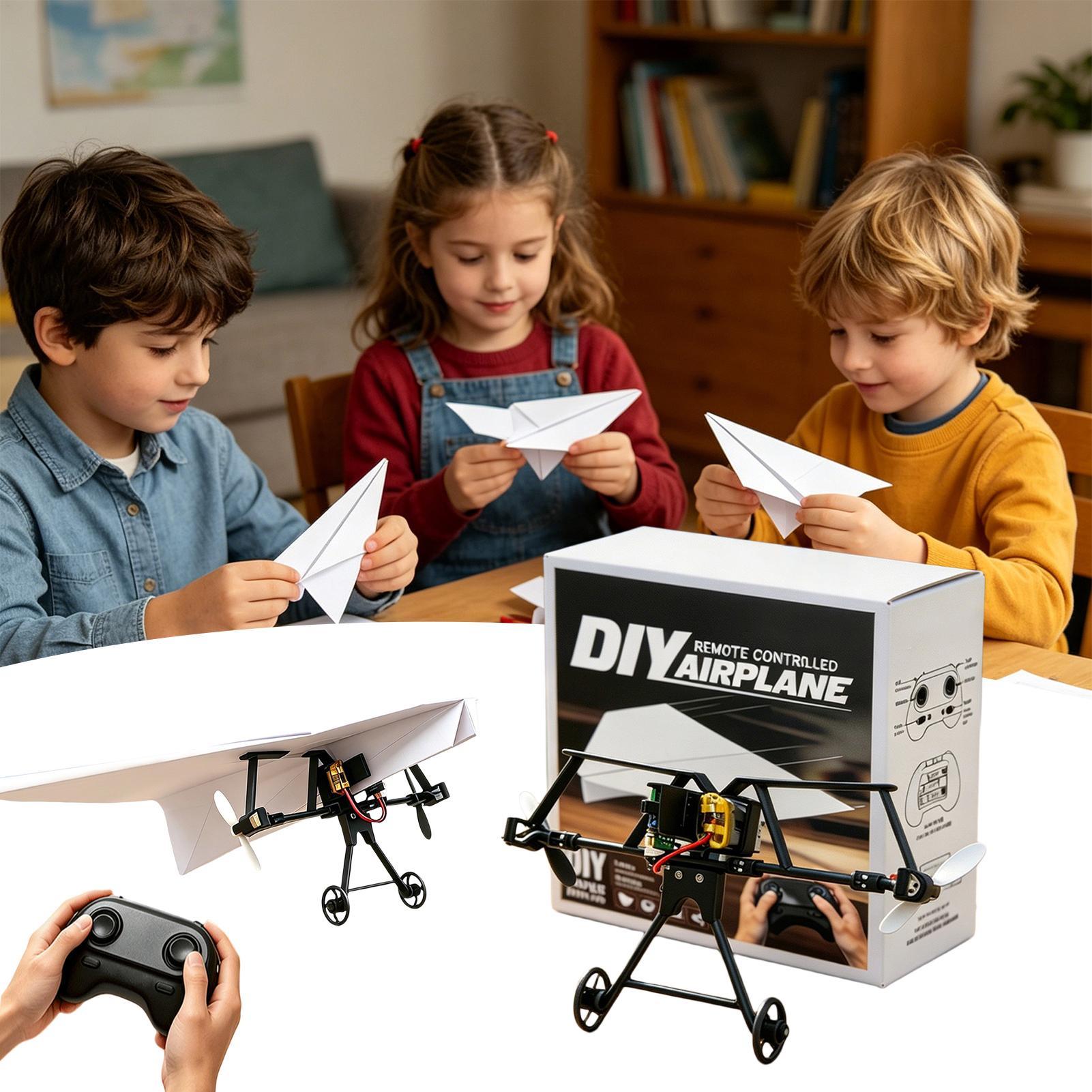 Diy Electronics For Kids - Kit Fai-da-Te per Aeroplanino di Carta