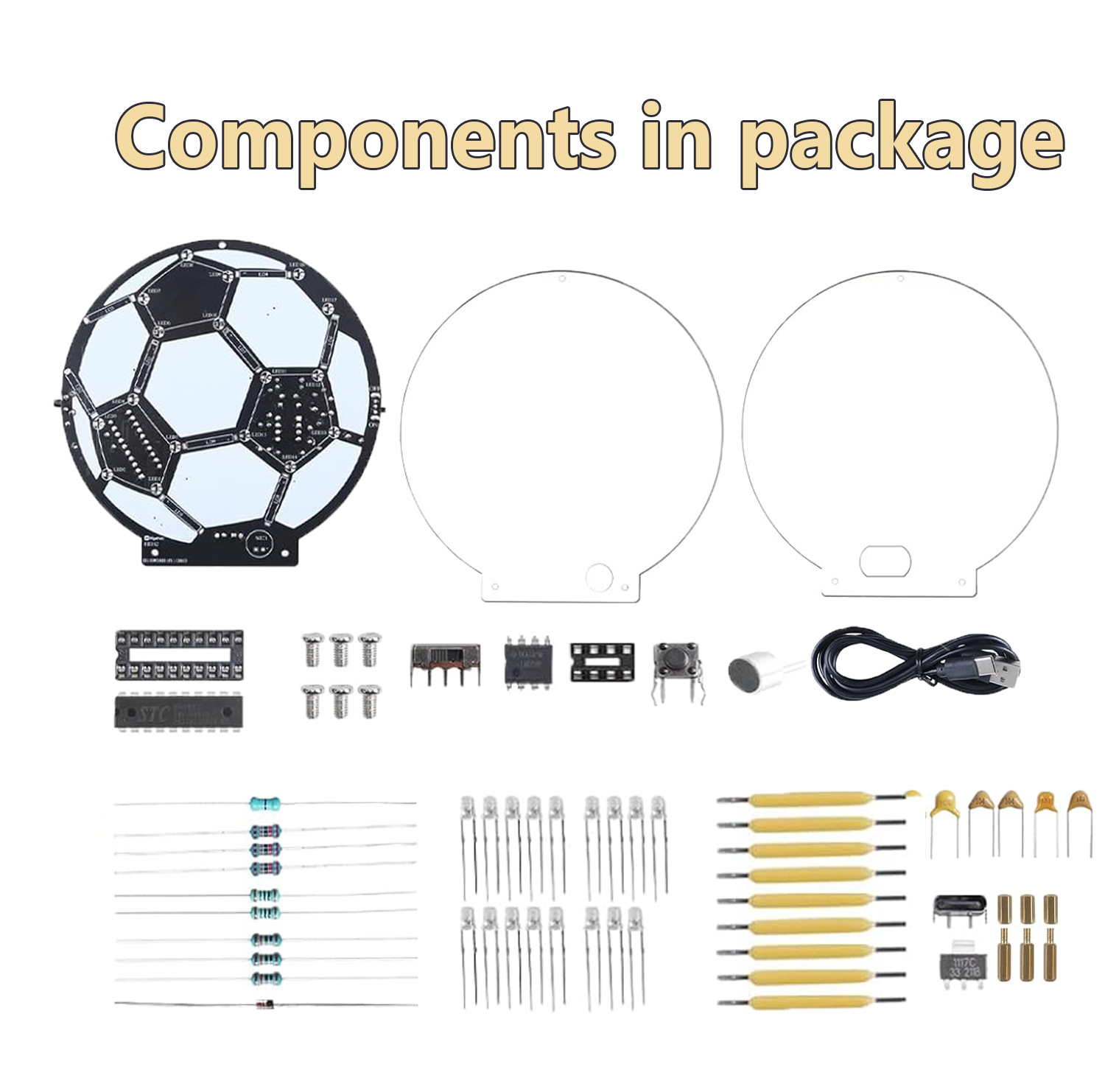Diy Electronics Filament - Kit LED Fai-da-te per Pallone da