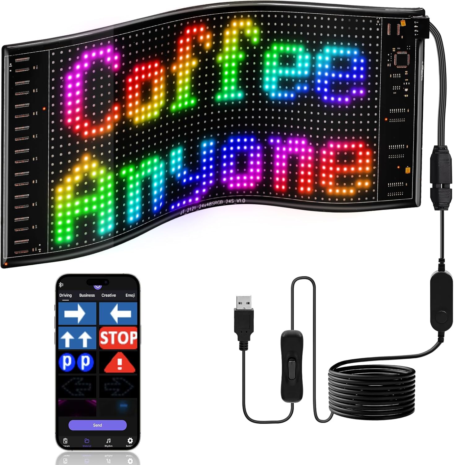 Diy Electric Car - Pannello pixel a matrice LED fai-da-te