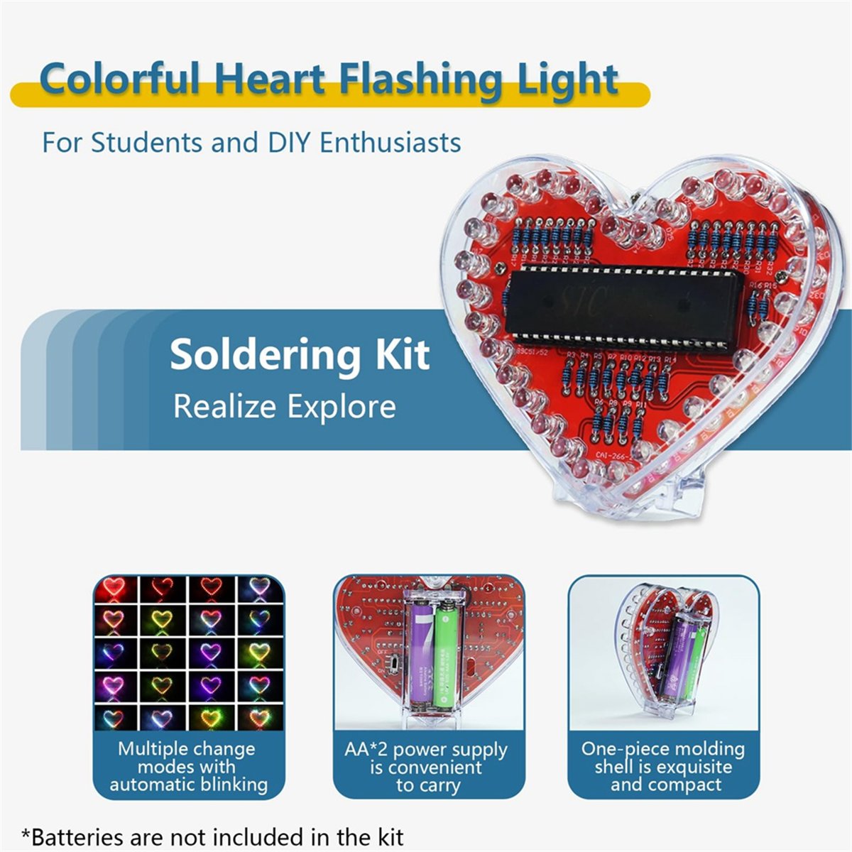 Diy Electronics Projects For Beginners - Kit di Pratica per Saldatura DT262,