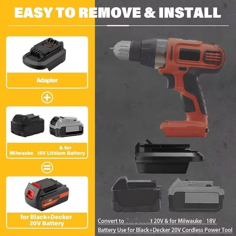 Adattatore per utensili Black  - Black+Decker Tool Cordless recensione e prezzo