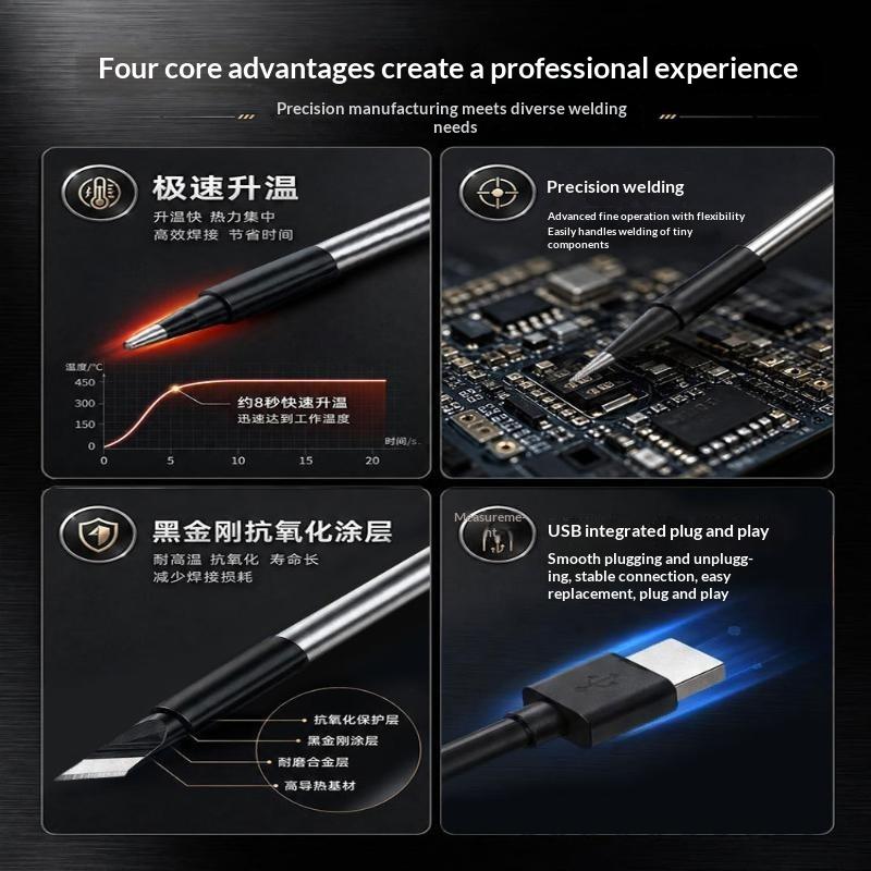 Set di punte per saldatore USB - Flux Pen Electronics recensione e prezzo