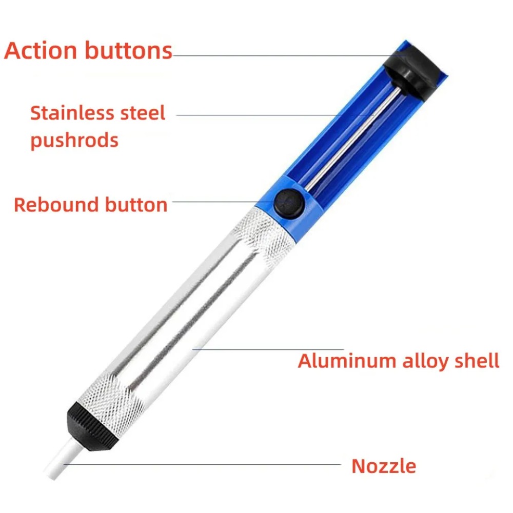 Pompa dissaldante in alluminio - Flux Pen Electronics recensione e prezzo