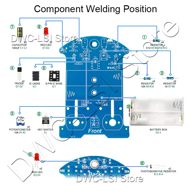 Pratica di saldatura Kit di ap - Diy Electronics Projects For Beginners recensione e prezzo