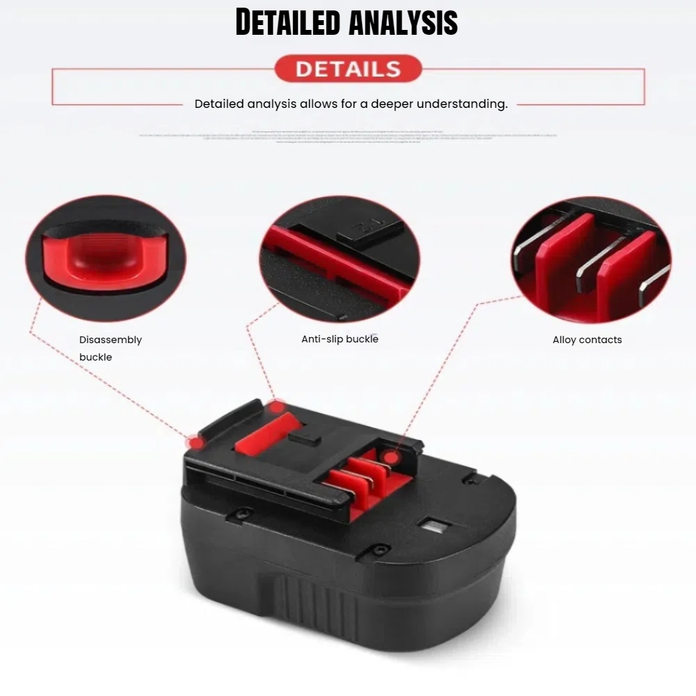 Batteria Ni-MH 14.4V 6000mAh p - Black+Decker Tool Cordless recensione e prezzo