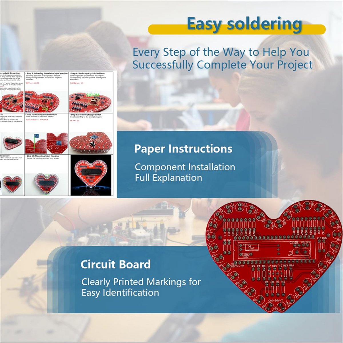 Kit di Pratica per Saldatura D - Diy Electronics Projects For Beginners recensione e prezzo