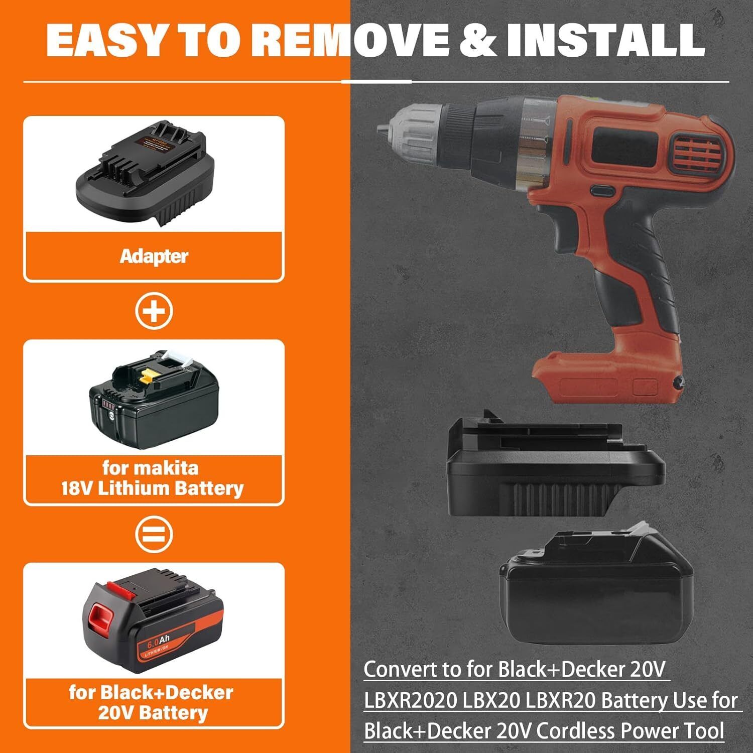 Convertitore per utensili a ba - Black+Decker Tool Cordless recensione e prezzo